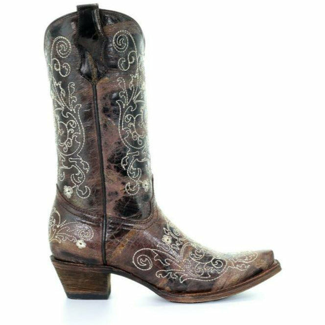Kids Corral Western Boots Handcrafted Tan - yeehawcowboy