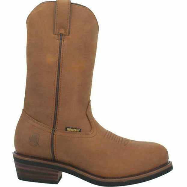 Men's Dan Post Albuquerque Work Boots Waterproof Brown - yeehawcowboy