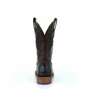 Men's Corral Caiman Exotic Boots Handcrafted Brown - yeehawcowboy