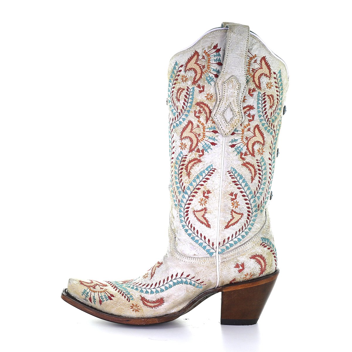 Women‚Äôs Corral Western Boots Handcrafted White - yeehawcowboy