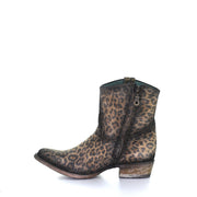 Women‚Äôs Corral Western Boots Handcrafted with Leopard Print Brown - yeehawcowboy