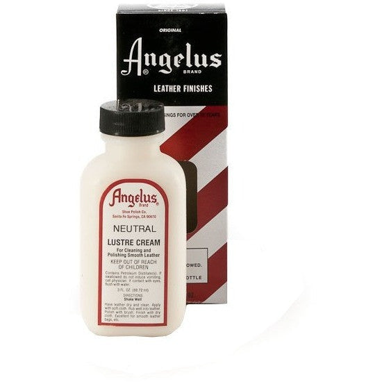 Angelus Brand Luster Cream For Cleaning Polishing Leather Boots - yeehawcowboy