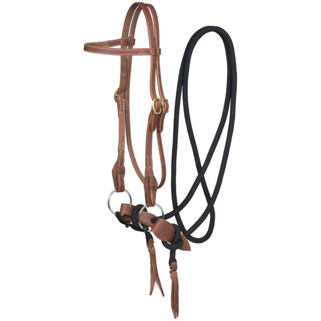 Royal King Harness Leather Training Bridle