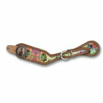 Tough 1 Cactus Print Spur Straps - yeehawcowboy