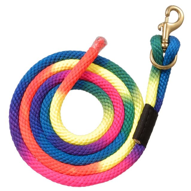 Tough1 Nylon Rainbow Lead With Replaceable Bolt Snap - yeehawcowboy