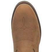 Men's Dan Post Albuquerque Work Boots Waterproof Brown - yeehawcowboy