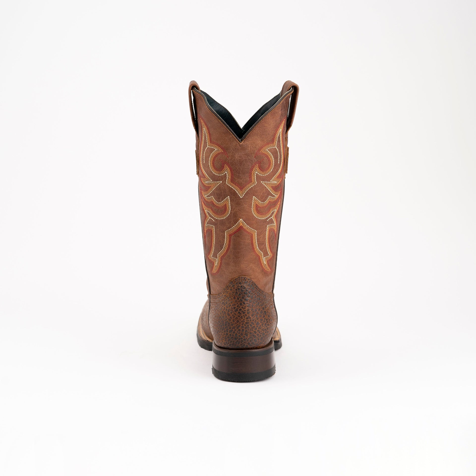 Women's Ferrini Toro Leather Boots Handcrafted Brandy - yeehawcowboy