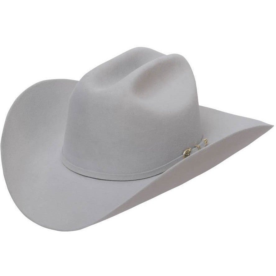 6x Stetson High Point Fur Felt Cowboy Hat Silver Gray - yeehawcowboy