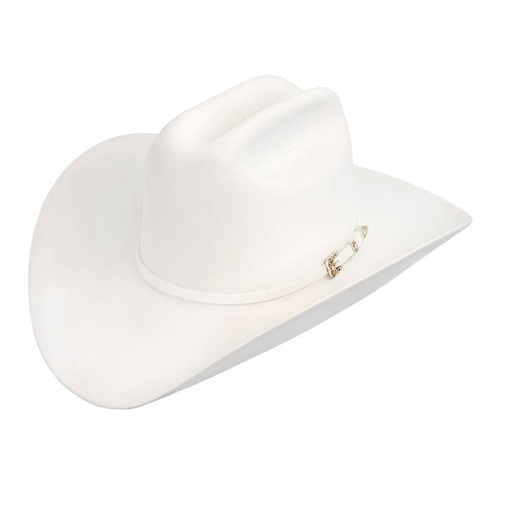 6x Stetson Monarca Cowboy Hat White - yeehawcowboy