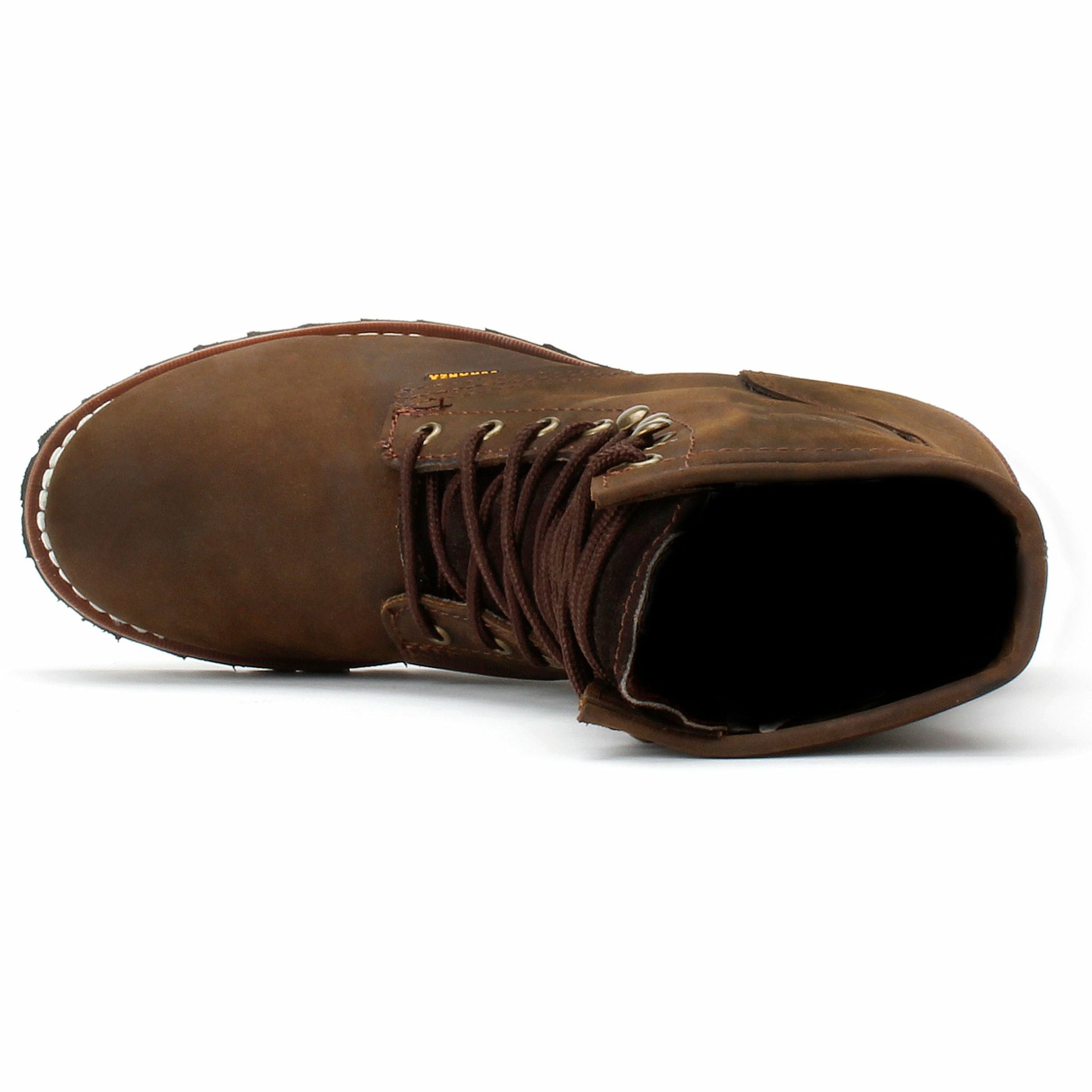 Men's Bonanza Sierra Logger 9-Inch Work Boots Brown - yeehawcowboy