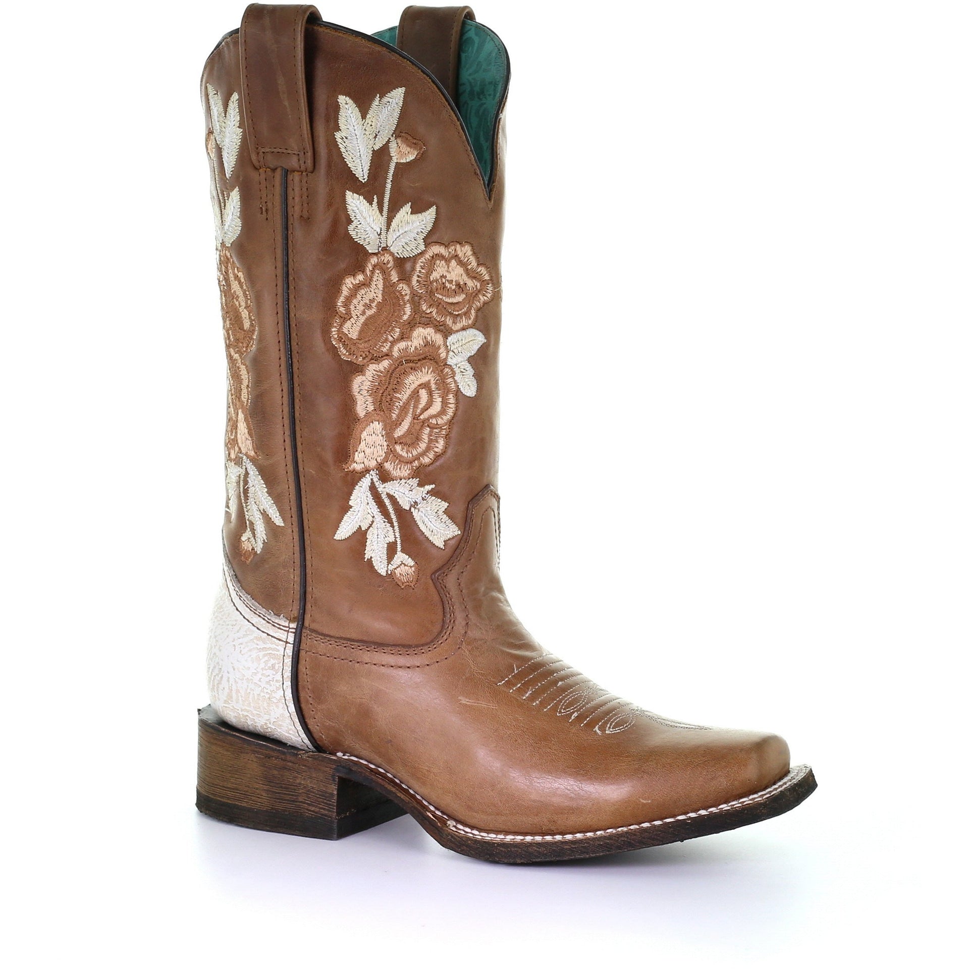 Women's Corral Western Boots Handcrafted Honey - yeehawcowboy