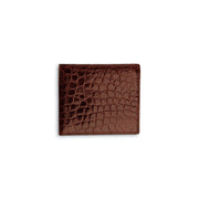 Ferrini Alligator Billfold Wallet Cognac - yeehawcowboy