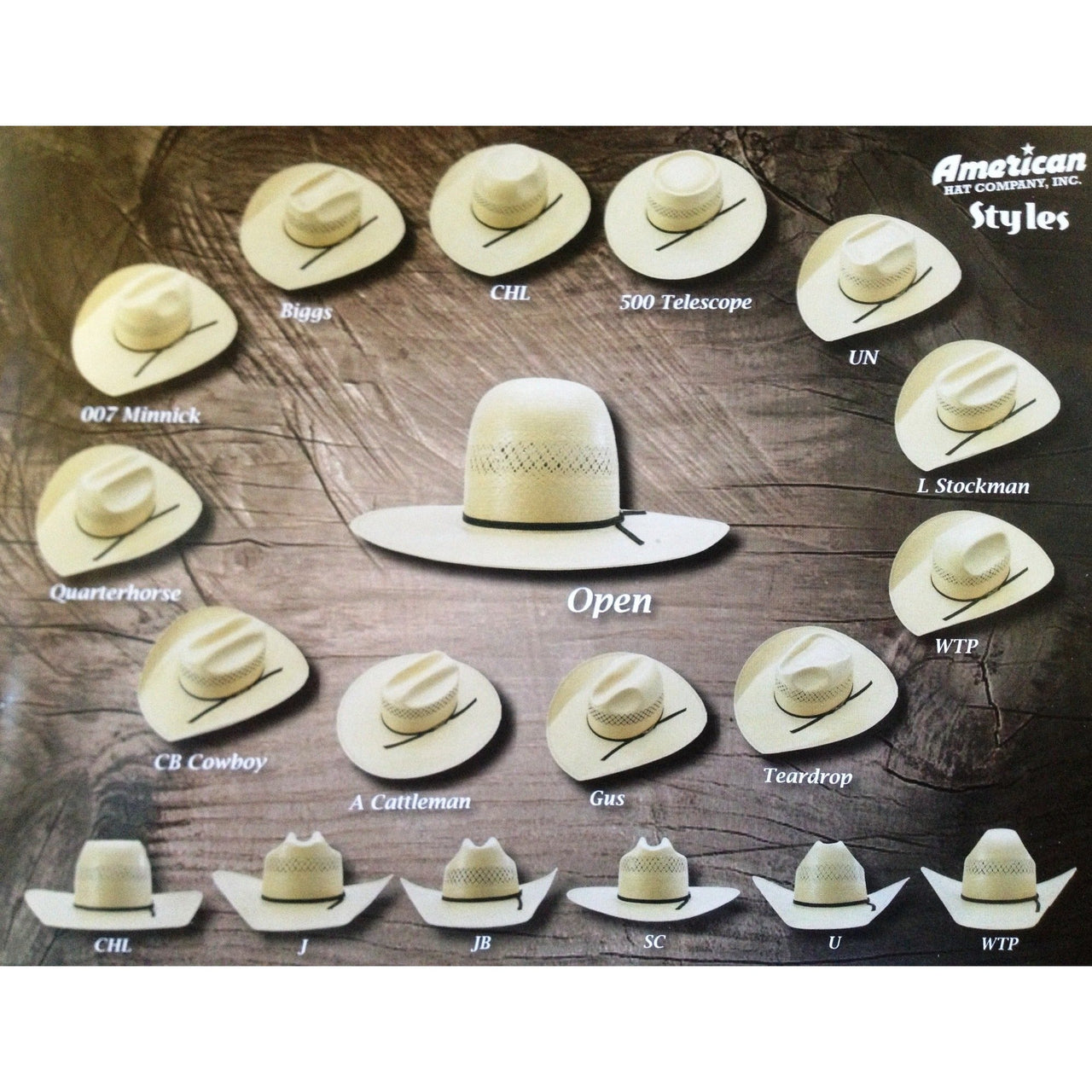 American Hat Company Straw Cowboy Hat : Option To Get It Shaped Your Way! - yeehawcowboy