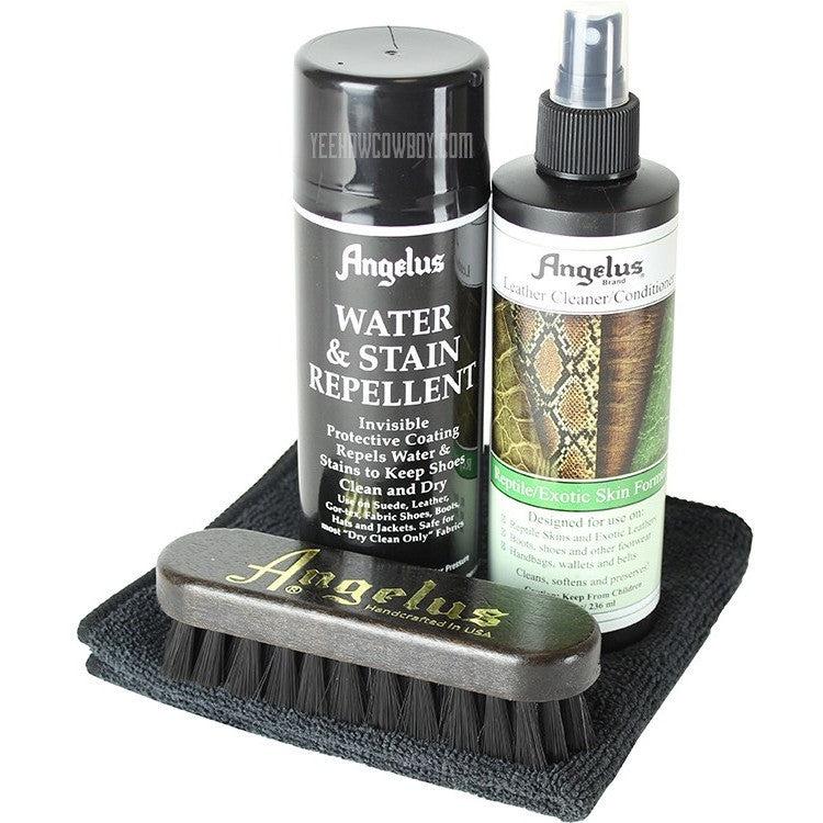 Angelus Brand Exotic Skin Cleaning Kit With Instructions - yeehawcowboy