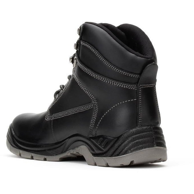 Men's Titan Pro Waterproof 6-Inch Work Boots with Steel Toe Black - yeehawcowboy