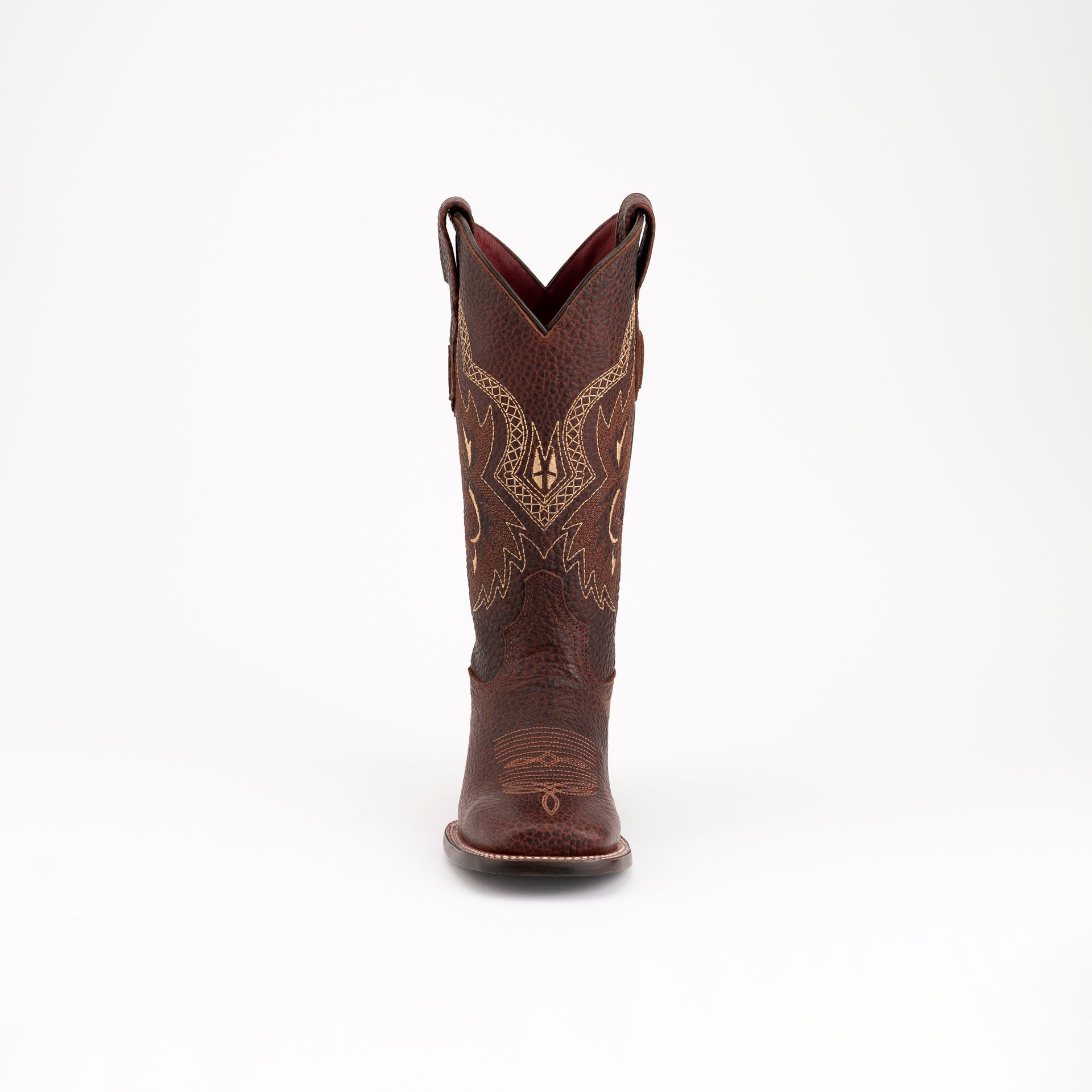 Women's Ferrini Toro Leather Boots Handcrafted Rugged - yeehawcowboy