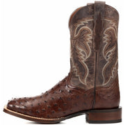 Men's Dan Post Alamosa Full Quill Cowboy Certified Boots Brown - yeehawcowboy