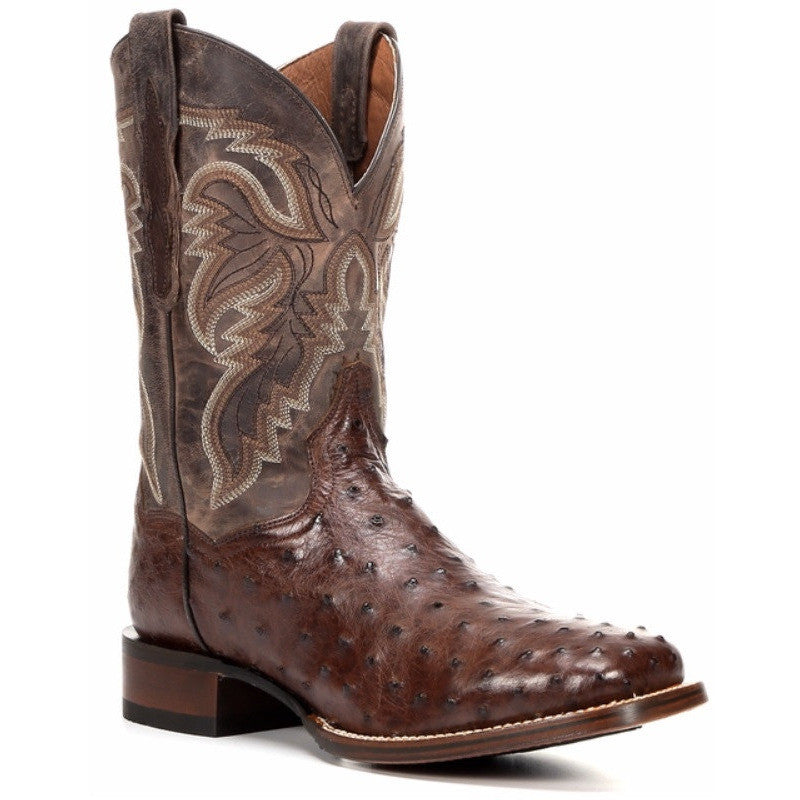 Men's Dan Post Alamosa Full Quill Cowboy Certified Boots Brown - yeehawcowboy