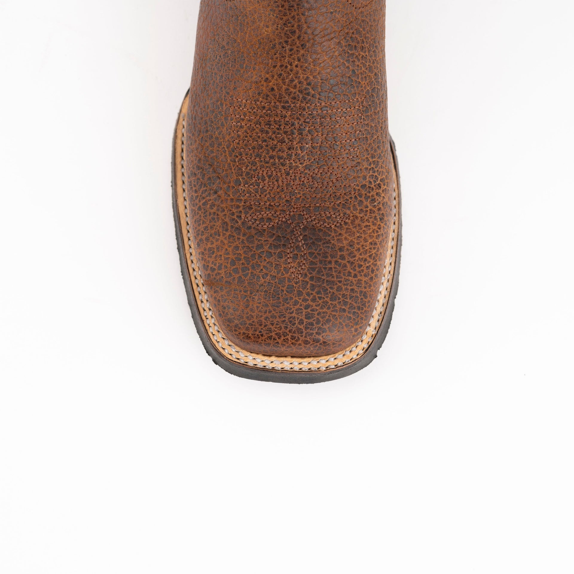 Men's Ferrini Toro Leather Boots Handcrafted Brandy - yeehawcowboy