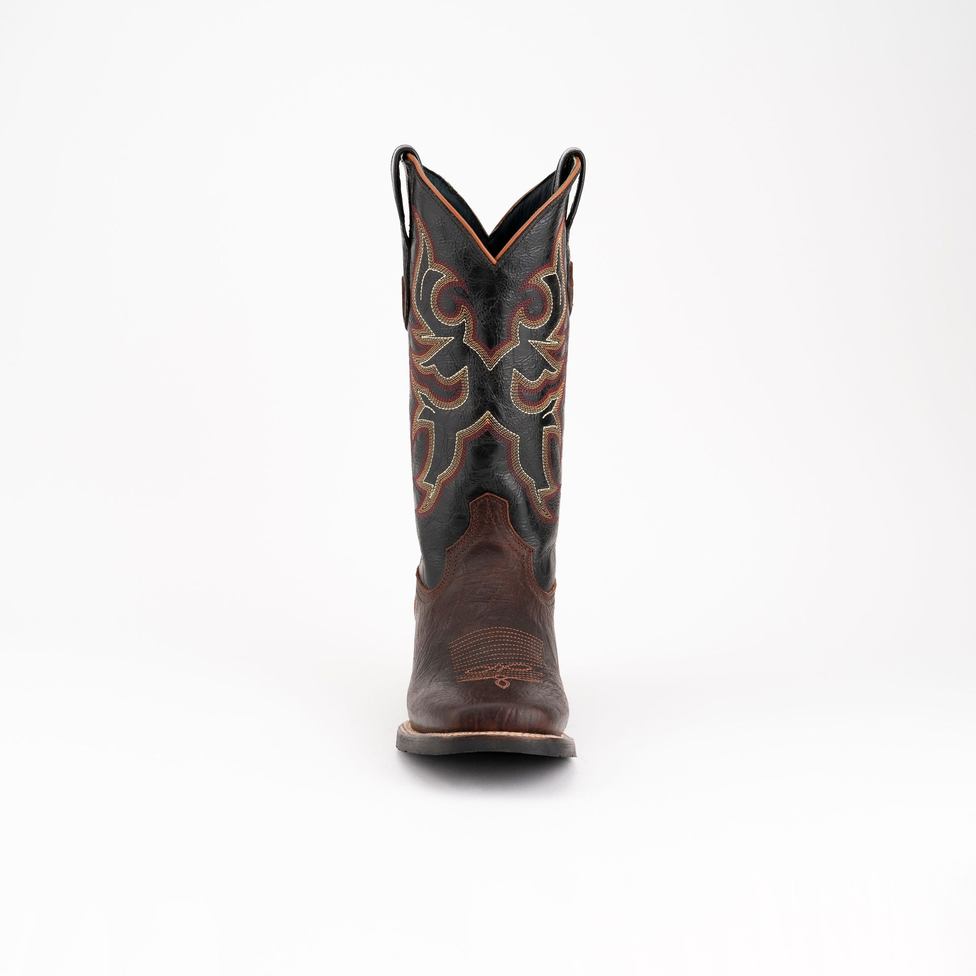 Men's Ferrini Blaze Leather Boots Handcrafted Chocolate - yeehawcowboy