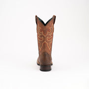 Men's Ferrini Toro Leather Boots Handcrafted Brandy - yeehawcowboy