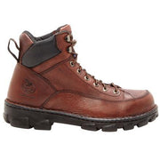 Men's Georgia Boots Eagle Light Wide Load Steel Toe Work Hiker Burgundy - yeehawcowboy