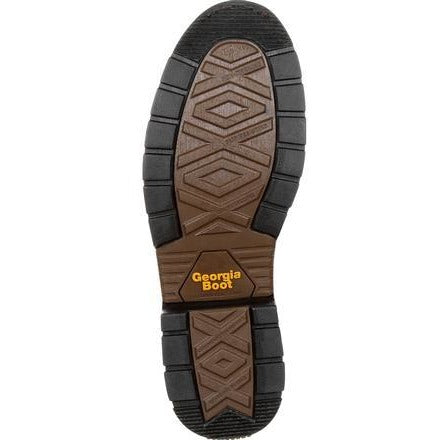 Men's Georgia Boots Carbo-Tec lt Composite Toe Waterproof Work Wellington Brown - yeehawcowboy
