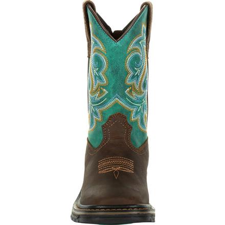 Kid's Georgia Boots Carbo-Tec Lt Pull On Boots Brown - yeehawcowboy