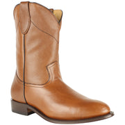 Men's Duque Di Galliano Boots Roper Toe Handcrafted Honey - yeehawcowboy