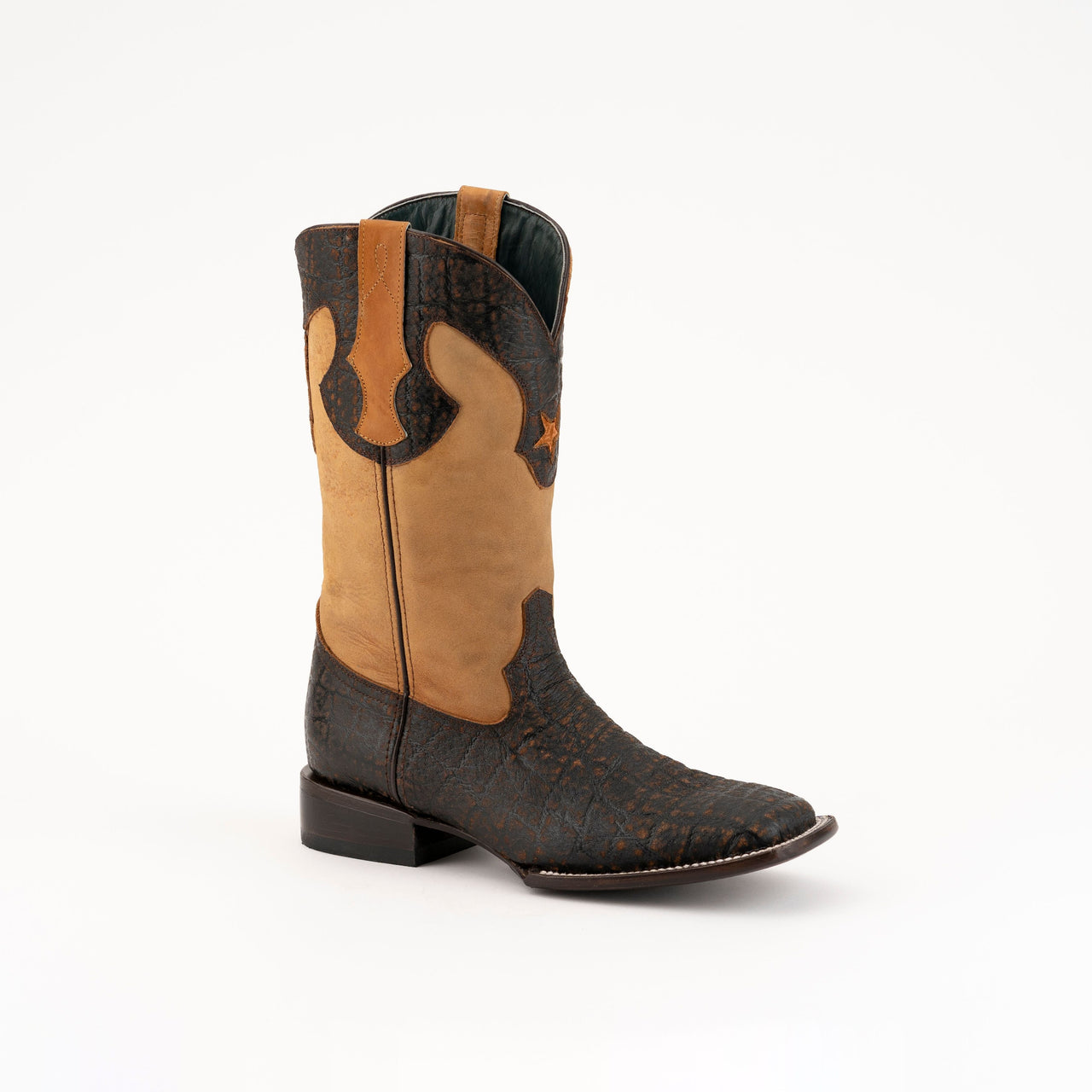 Men's Ferrini Acero Elephant PRINT Boots Handcrafted Nicotine - yeehawcowboy