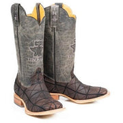 Men's Tin Haul Derrick Boots With Pumpin Sole Handcrafted Brown - yeehawcowboy