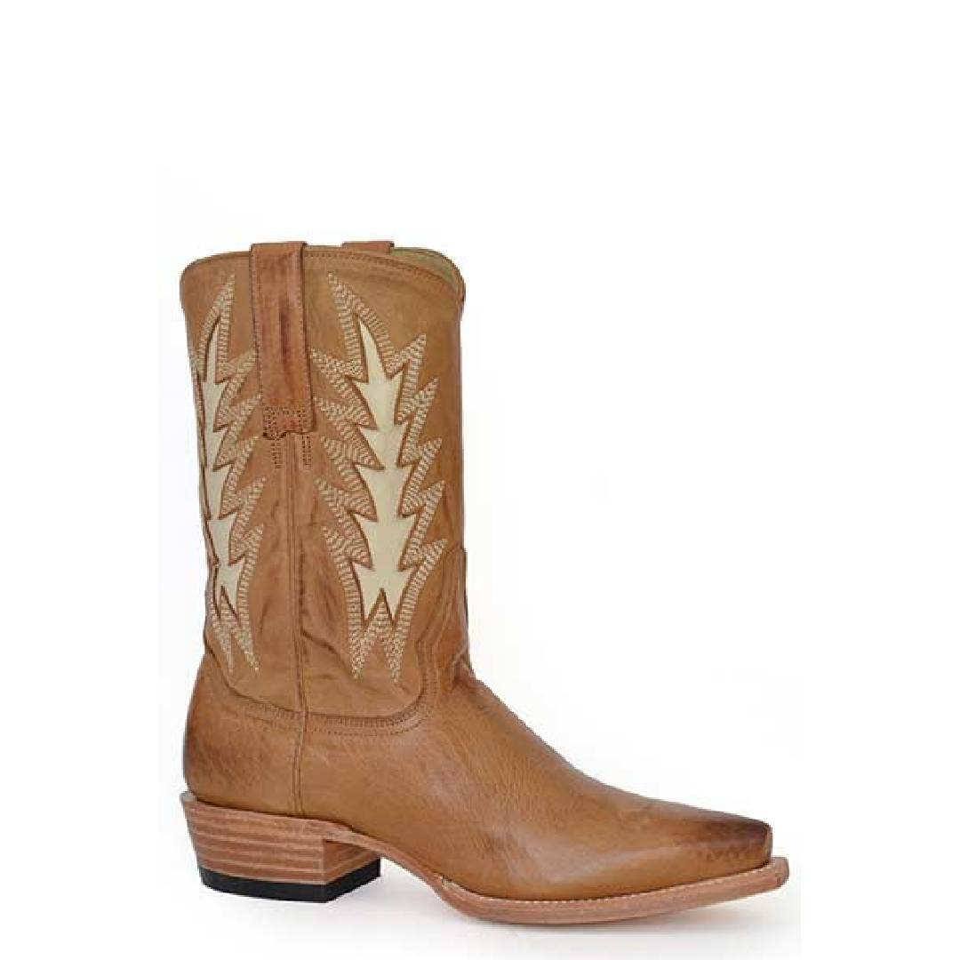 Women's Stetson June Boots Handcrafted Tan - yeehawcowboy