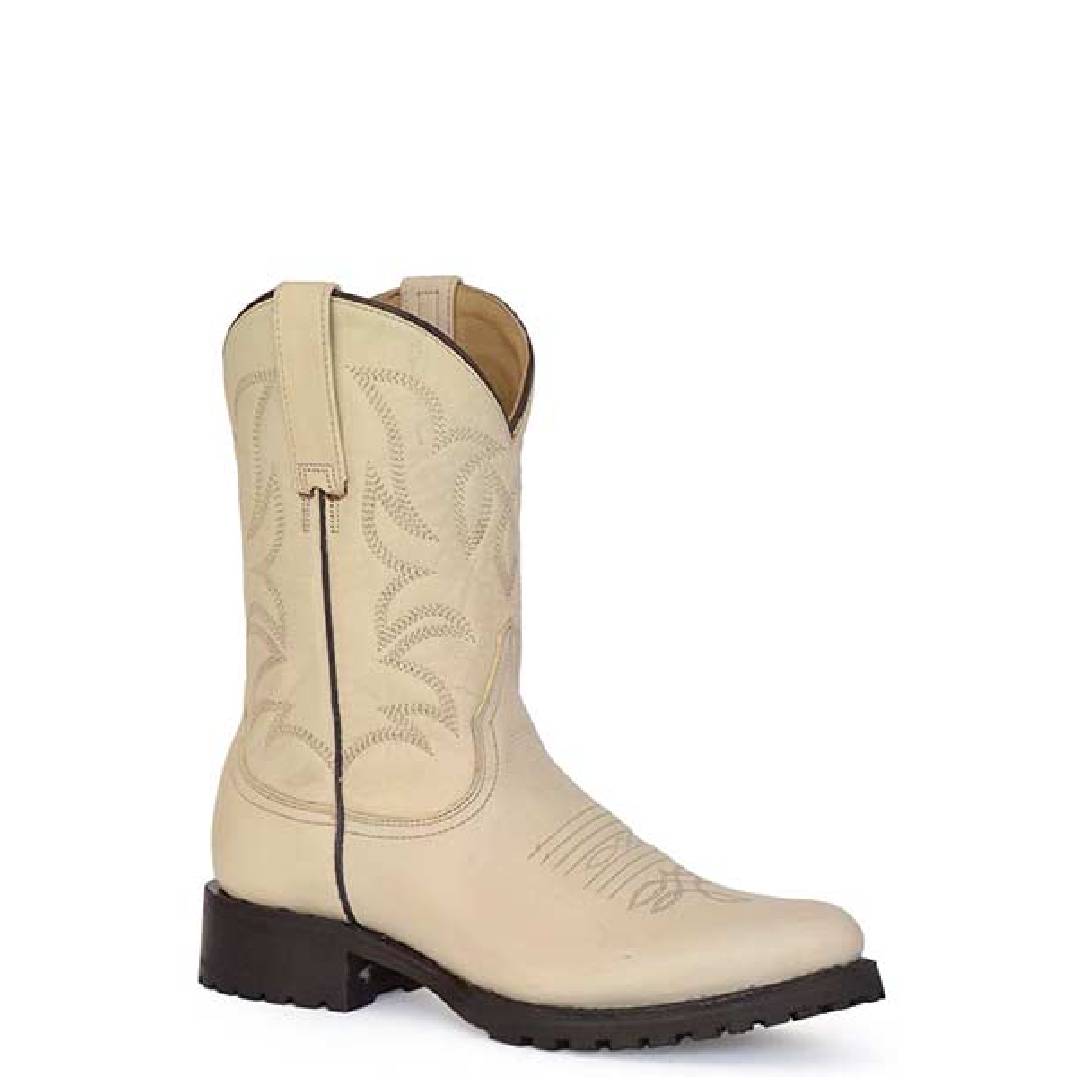 Women's Stetson Rachel Boots Handcrafted White - yeehawcowboy