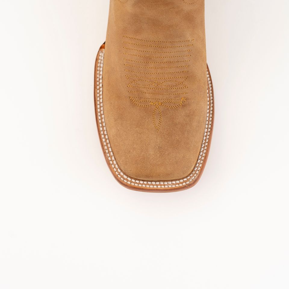 Men's Ferrini Kingston Leather Boots Handcrafted Antique Saddle - yeehawcowboy