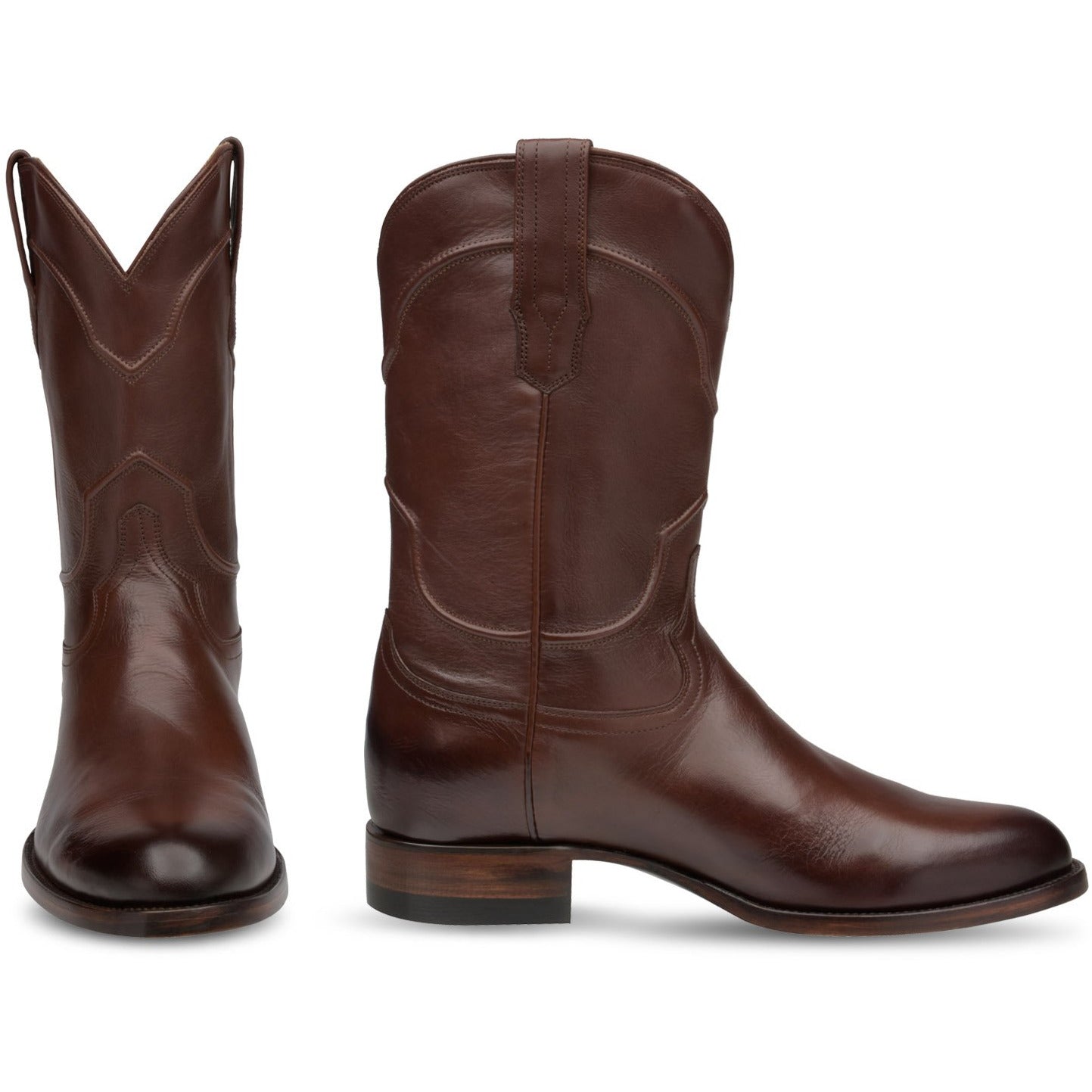 Men‚Äôs Bachesto Tex Calfskin Boots Handcrafted Russet - yeehawcowboy