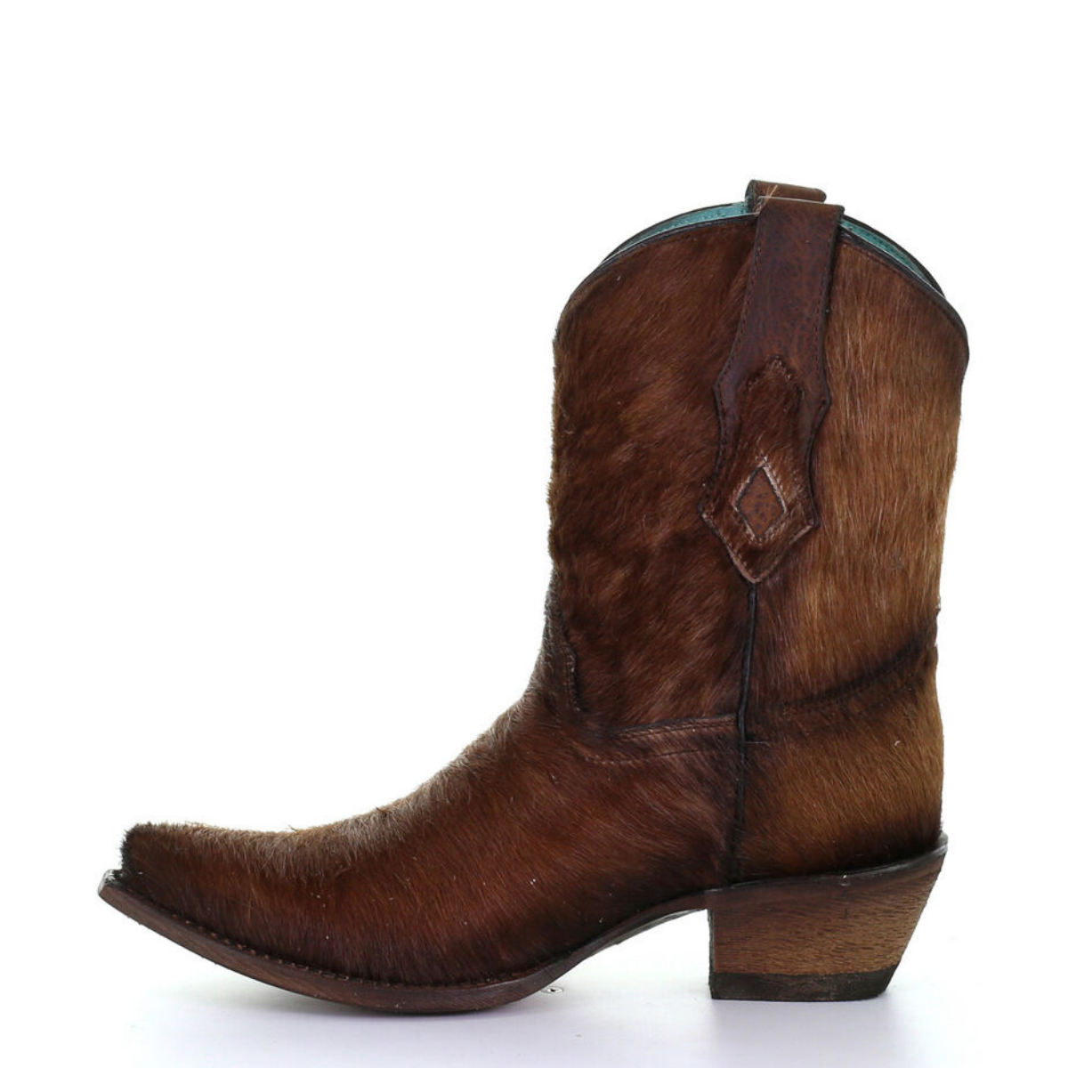 Women's Corral Leather Boots Handcrafted Brown - yeehawcowboy