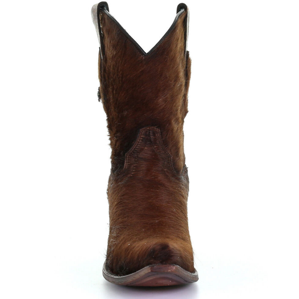 Women's Corral Leather Boots Handcrafted Brown - yeehawcowboy