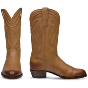 Men‚Äôs Bachesto William Calfskin Boots Handcrafted Amber - yeehawcowboy