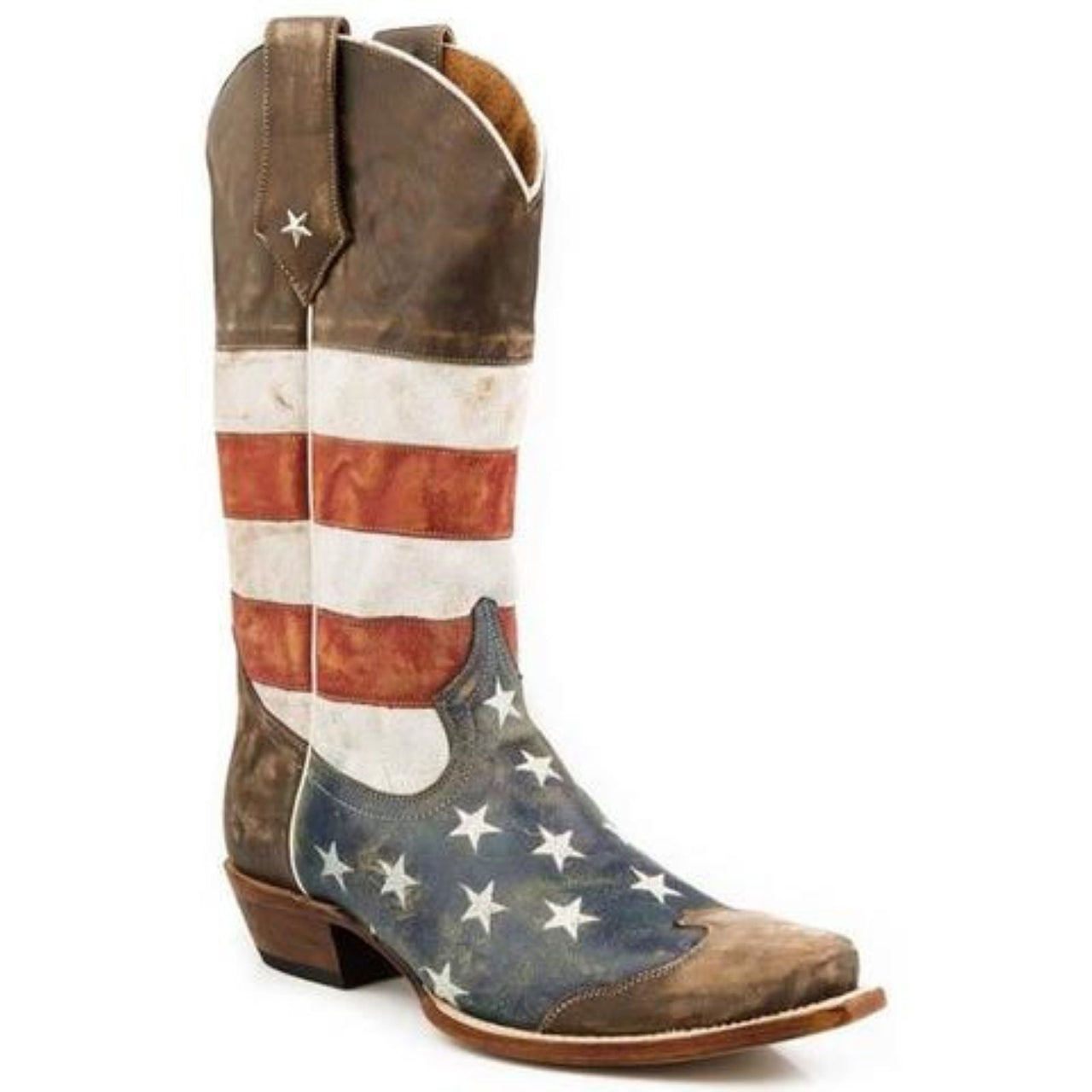 Men‚Äôs Roper¬†America Boots Handcrafted Brown - yeehawcowboy
