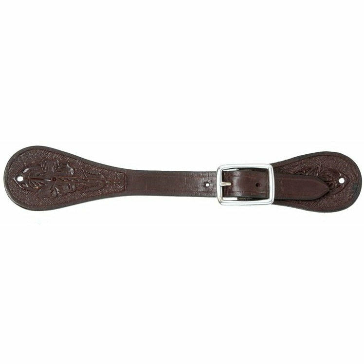 Royal King Floral Stamp Spur Straps - yeehawcowboy