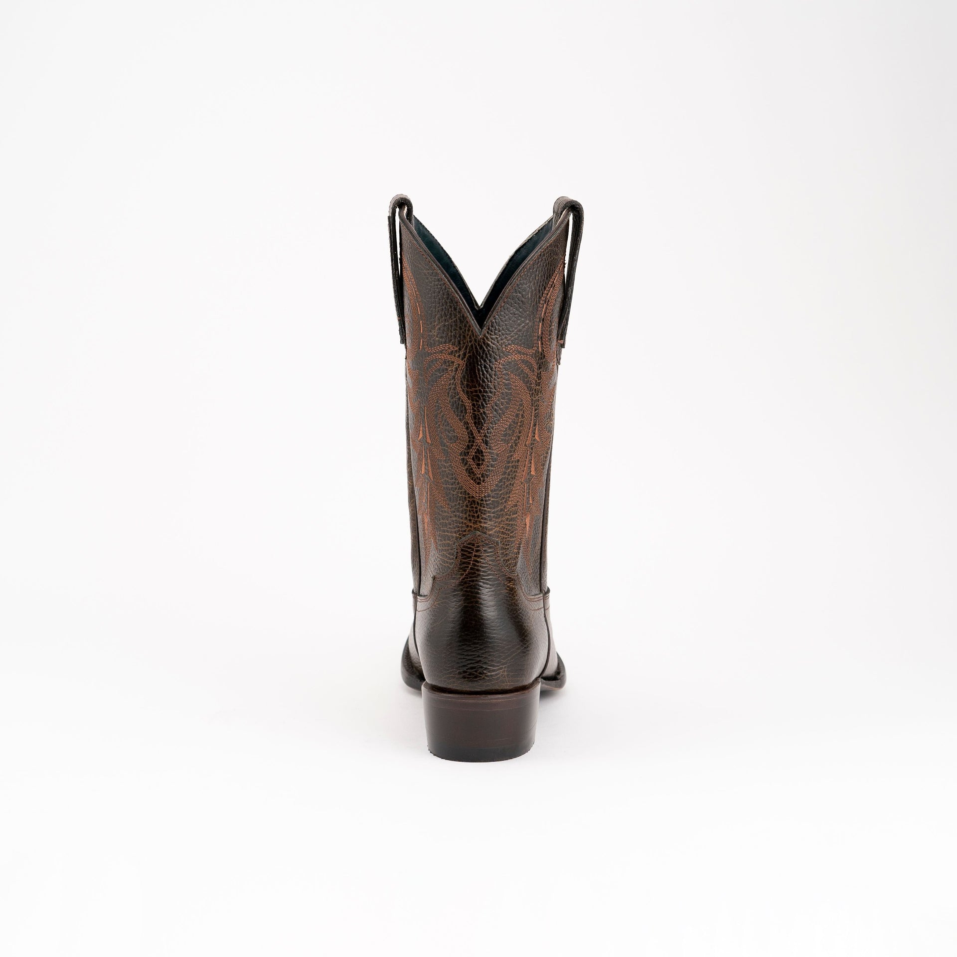 Men's Ferrini Remington Leather Boots Handcrafted Chocolate - yeehawcowboy