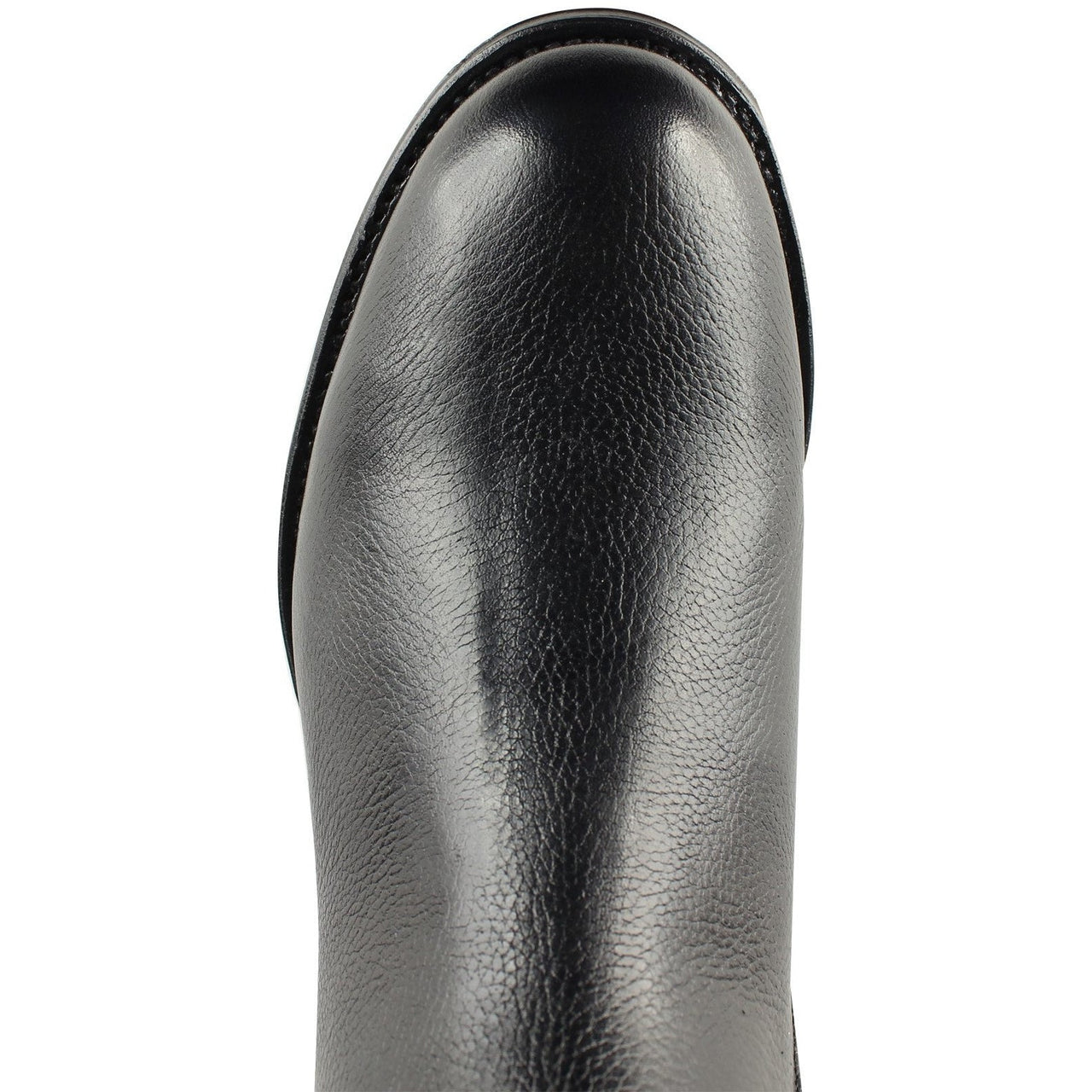 Men's Duque Di Galliano Boots Round Toe Handcrafted Black - yeehawcowboy