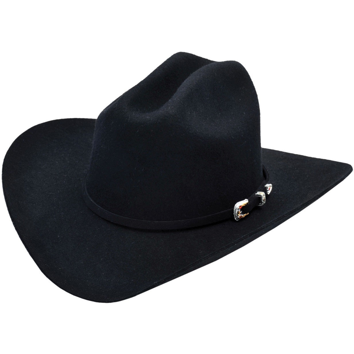 4x 6x 10x Los Altos Felt Cowboy Hat Cali Black 4