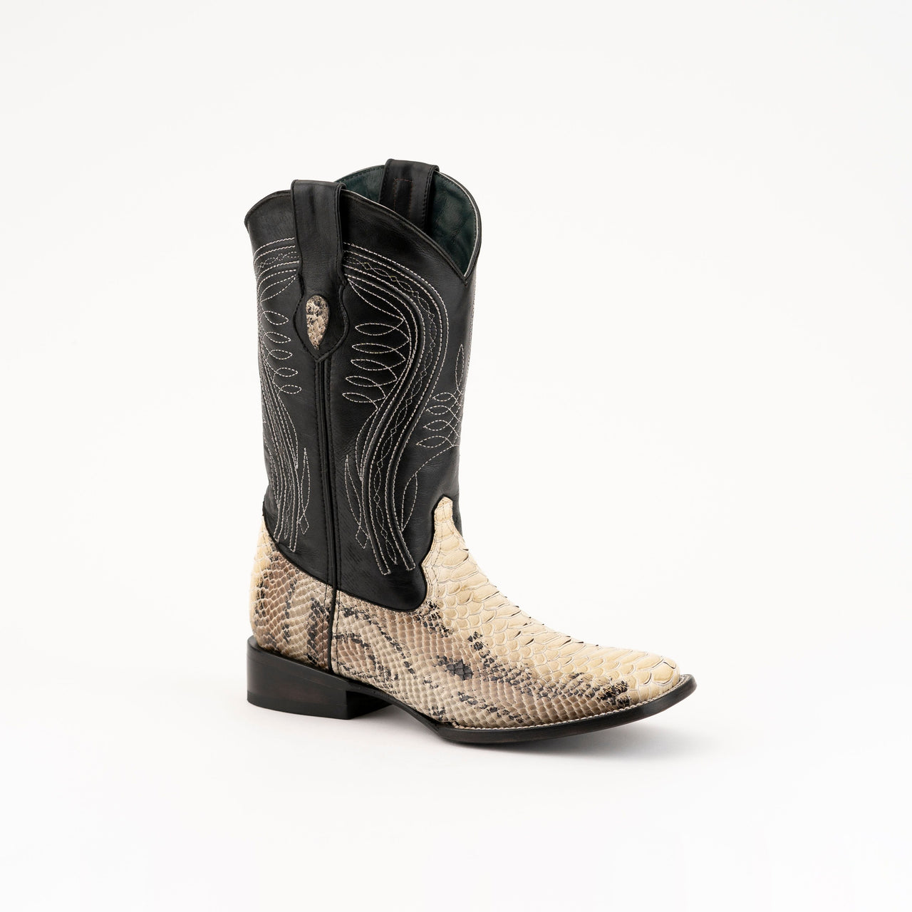 Men's Ferrini Vibora Snake Print Boots Handcrafted Natural - yeehawcowboy