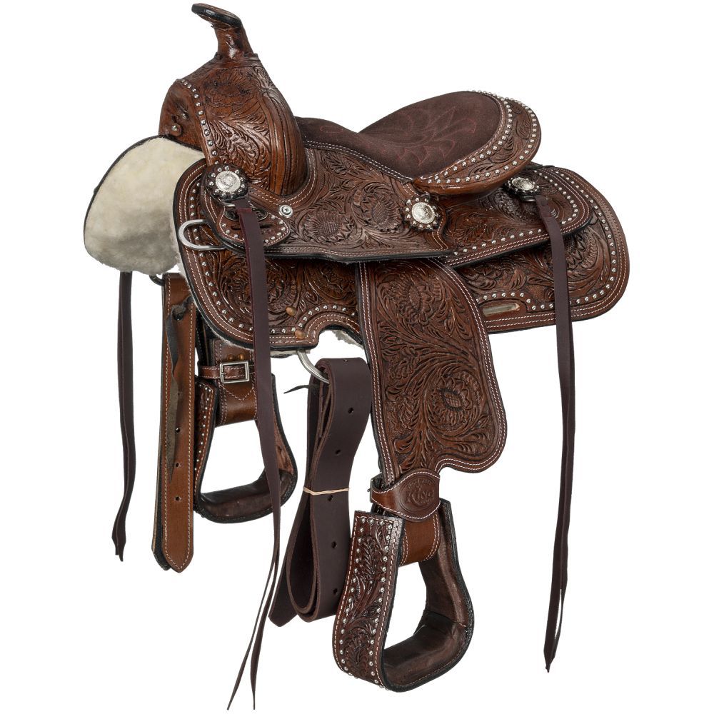 King Series Youth Braden Trail Saddle Option For Package - yeehawcowboy