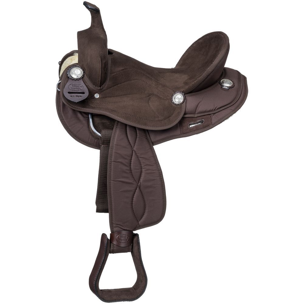 King Series Synthetic Round Skirt Competition Saddle Option for Package - yeehawcowboy