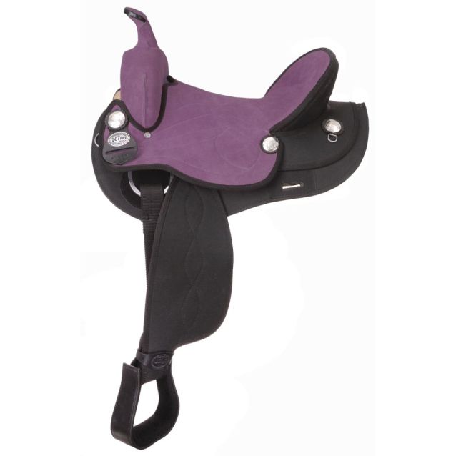 King Series Synthetic Round Skirt Competition Saddle Option for Package - yeehawcowboy