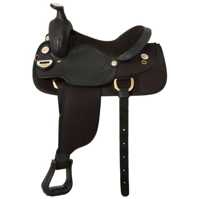 King Series Southwest Synthetic Trail Saddle Option For Package - yeehawcowboy