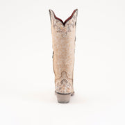 Women's Ferrini Tessa Leather Boots Handcrafted Sand - yeehawcowboy