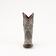 Women's Ferrini Bella Leather Boots Handcrafted Smoke - yeehawcowboy